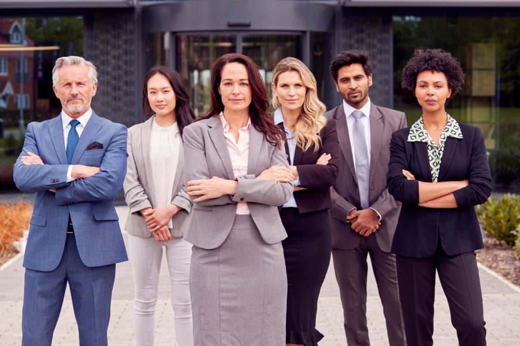 A group of marketing experts meeting to brainstorm on a project.