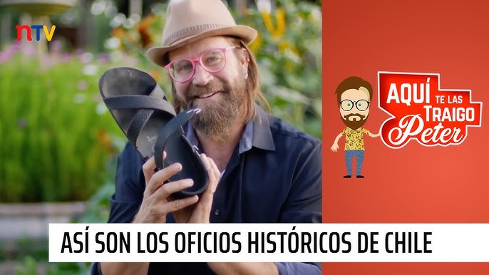 Thumbnail from the Chilean television segment Aqui Te Traigo Peter, showing the host filming outdoors