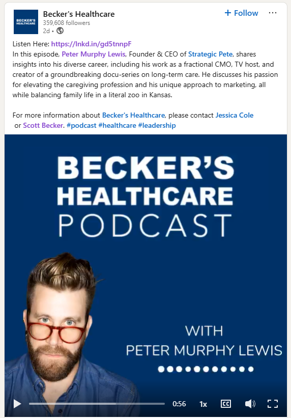 beckers healthcare podcast 2